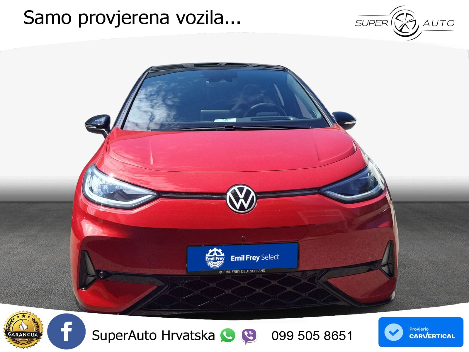 Volkswagen ID.3 GTX Performance 84 kWh (326 KS) LED+GR SJED+ACC