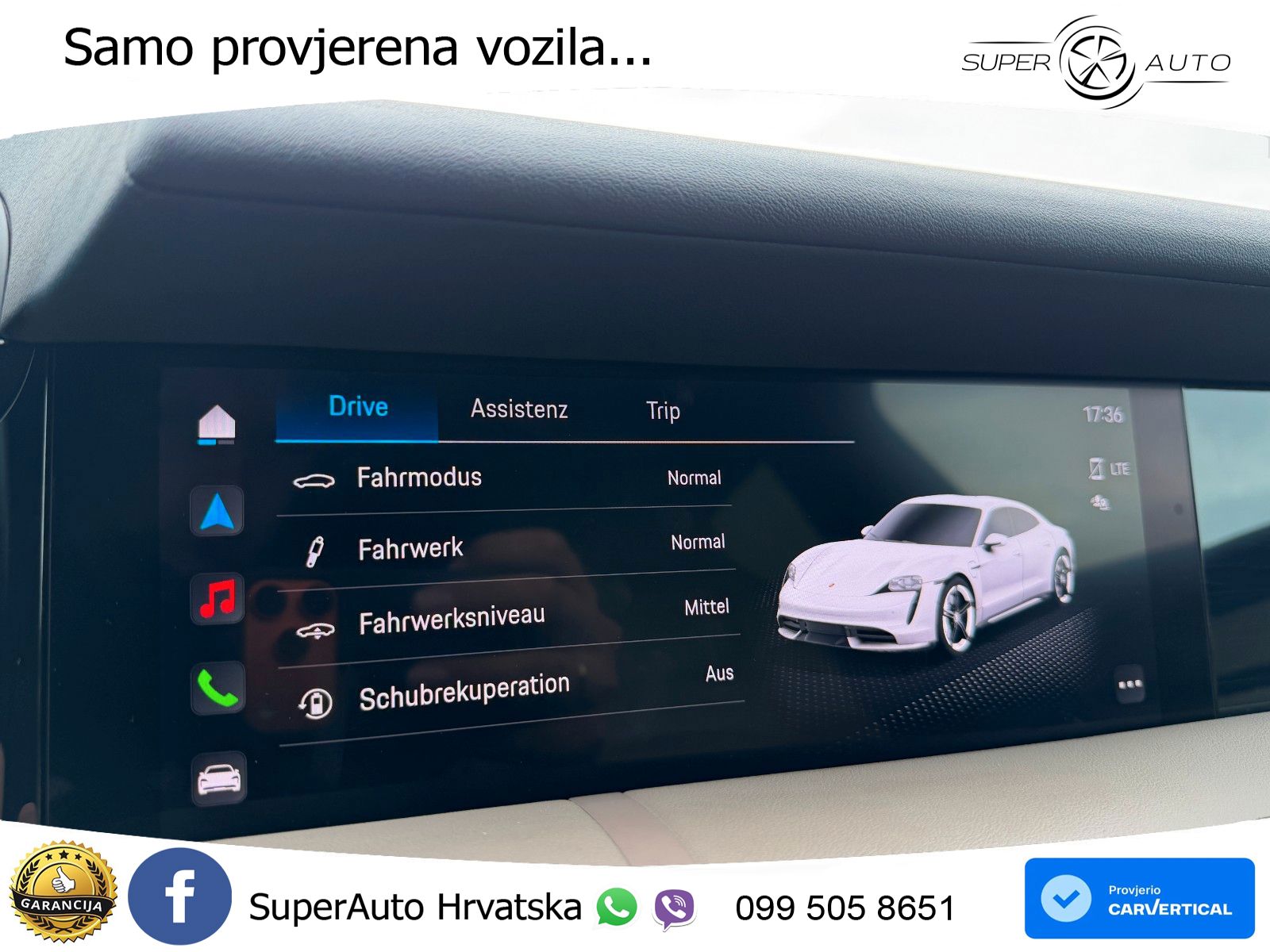 Porsche Taycan Performance 79.2 kWh (408 KS)