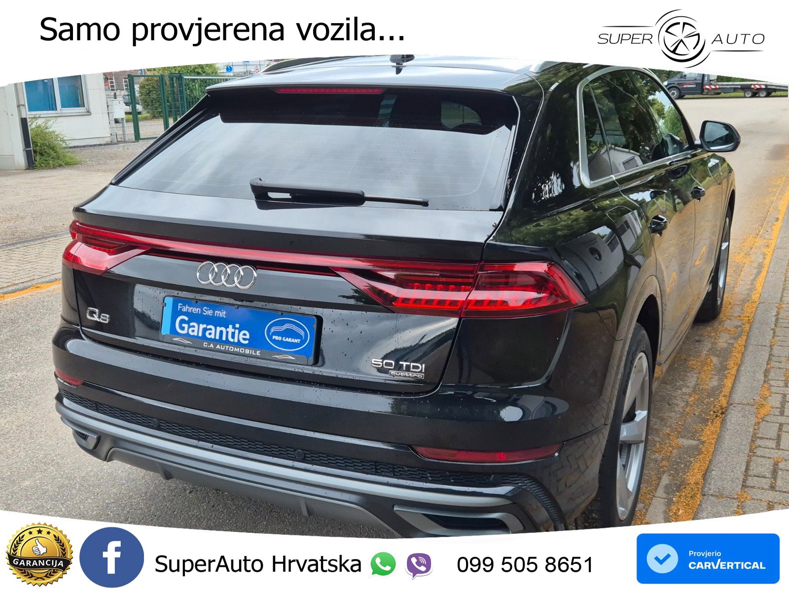 Audi Q8 50 TDI V6 (286 KS) quattro Tiptronic