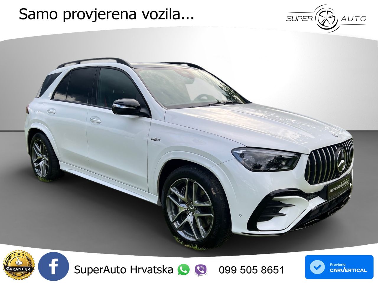 Mercedes AMG GLE 53 (544 KS) Hybrid 4MATIC+ 9G-TRONIC LED+GR SJED+ACC