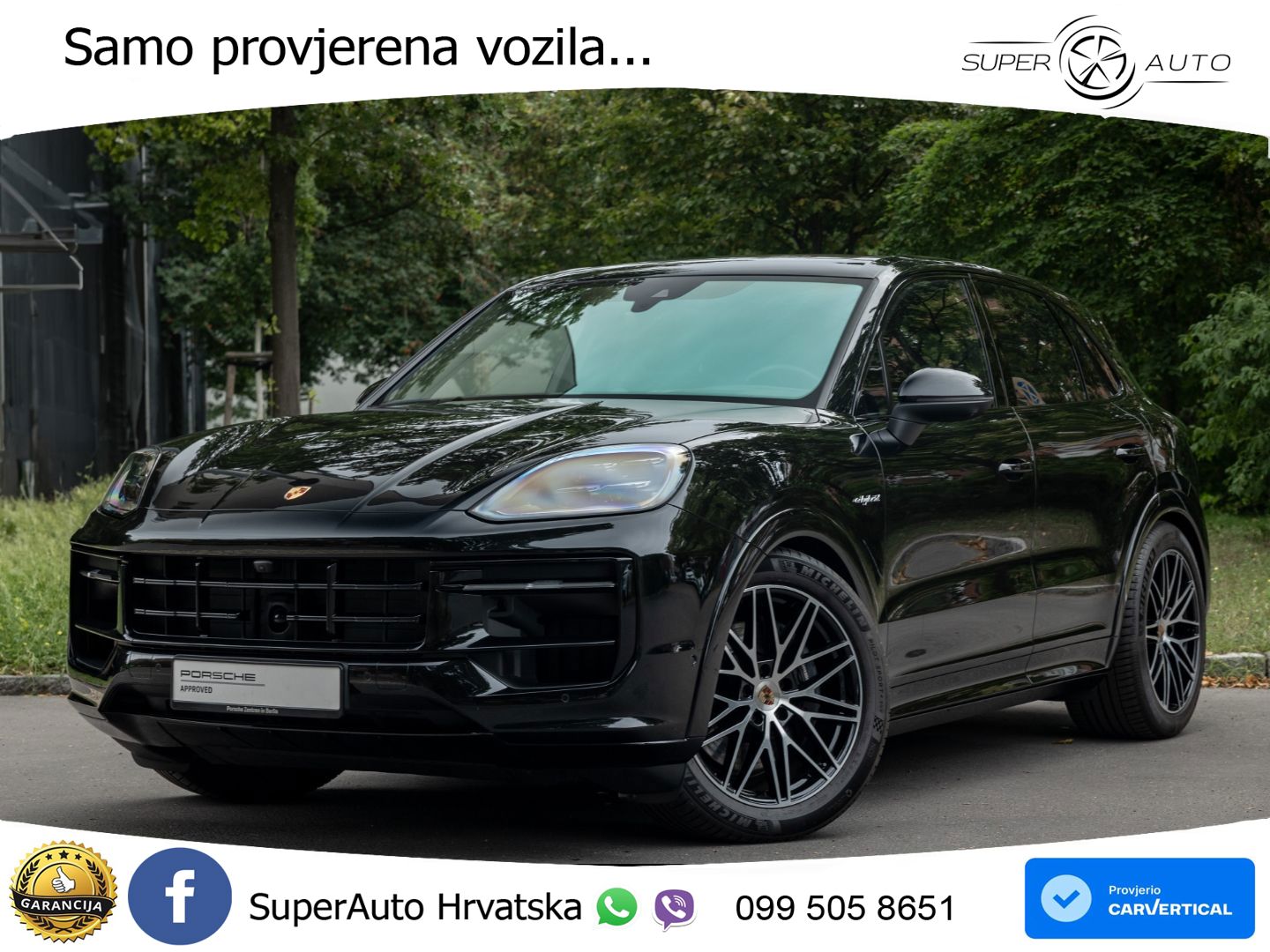 Porsche Cayenne 3.0 V6 (470 KS) E-Hybrid Tiptronic S LED+GR SJED+ACC