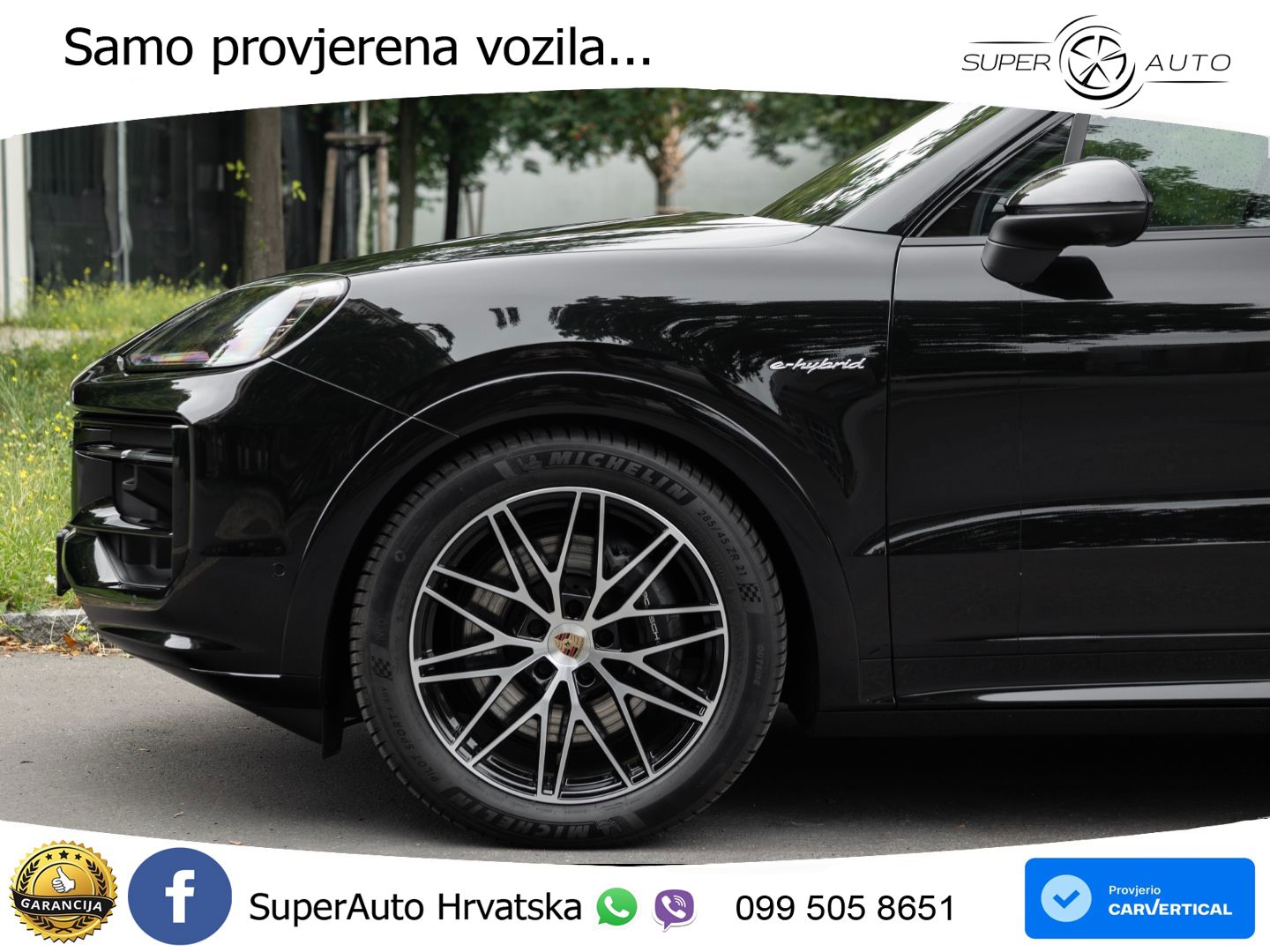 Porsche Cayenne 3.0 V6 (470 KS) E-Hybrid Tiptronic S LED+GR SJED+ACC
