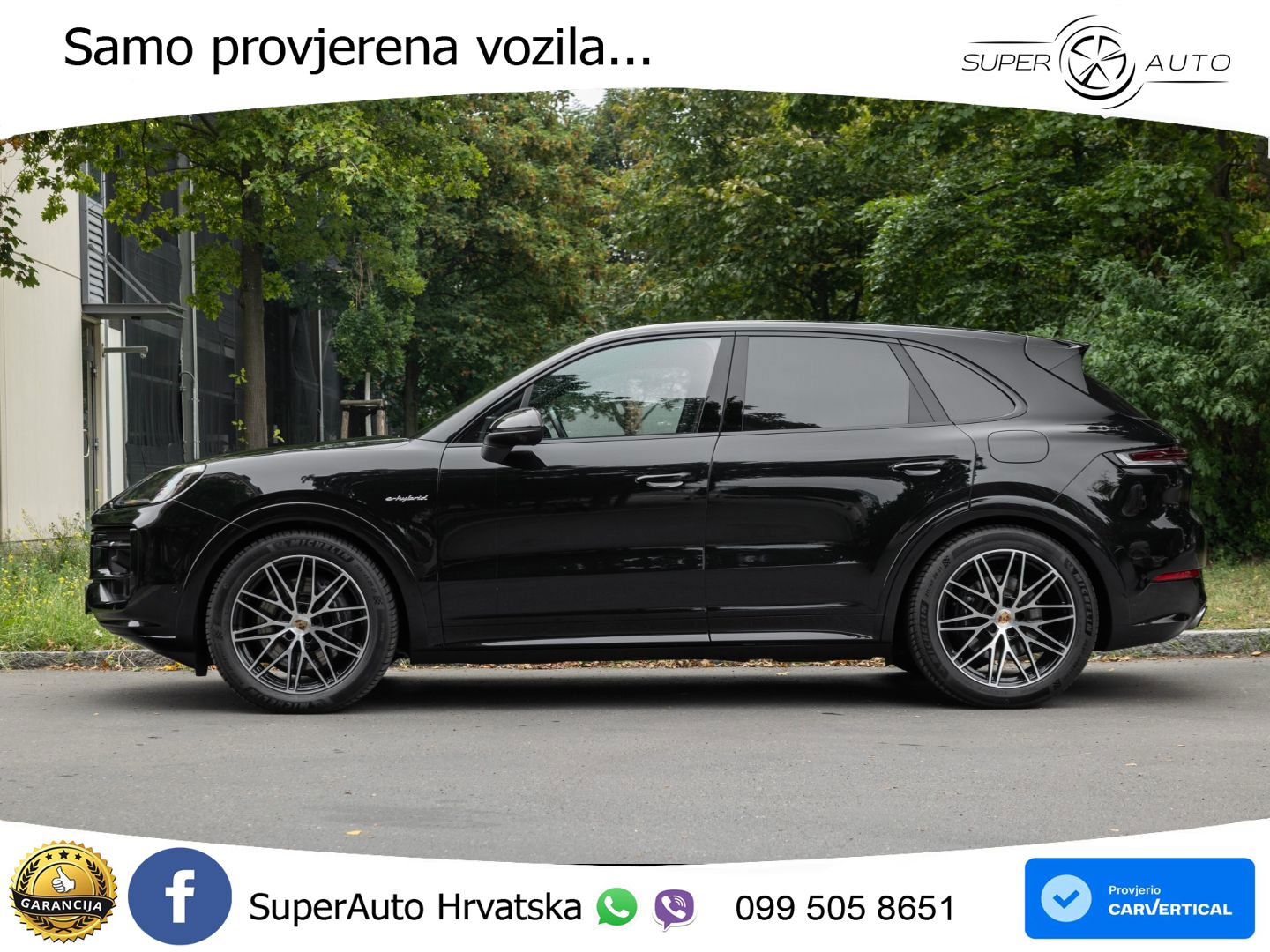 Porsche Cayenne 3.0 V6 (470 KS) E-Hybrid Tiptronic S LED+GR SJED+ACC