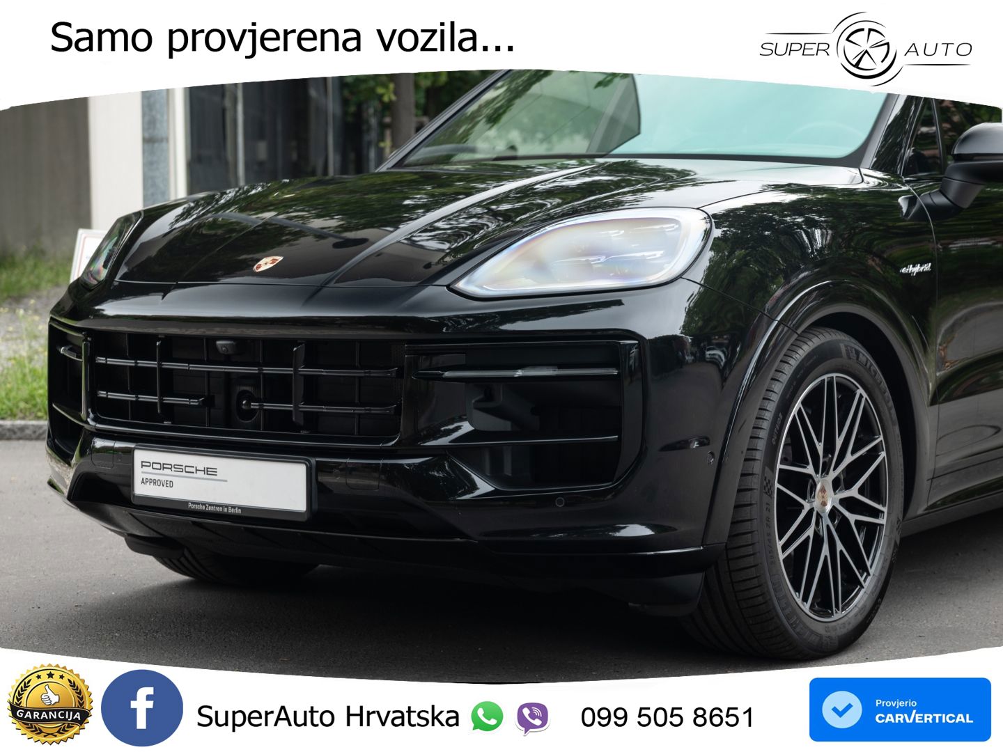 Porsche Cayenne 3.0 V6 (470 KS) E-Hybrid Tiptronic S LED+GR SJED+ACC