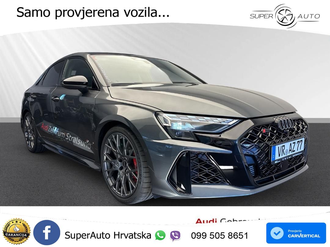 Audi RS3 Sedan 2.5 TFSI (400 KS) quattro S tronic LED+GR SJED+ACC