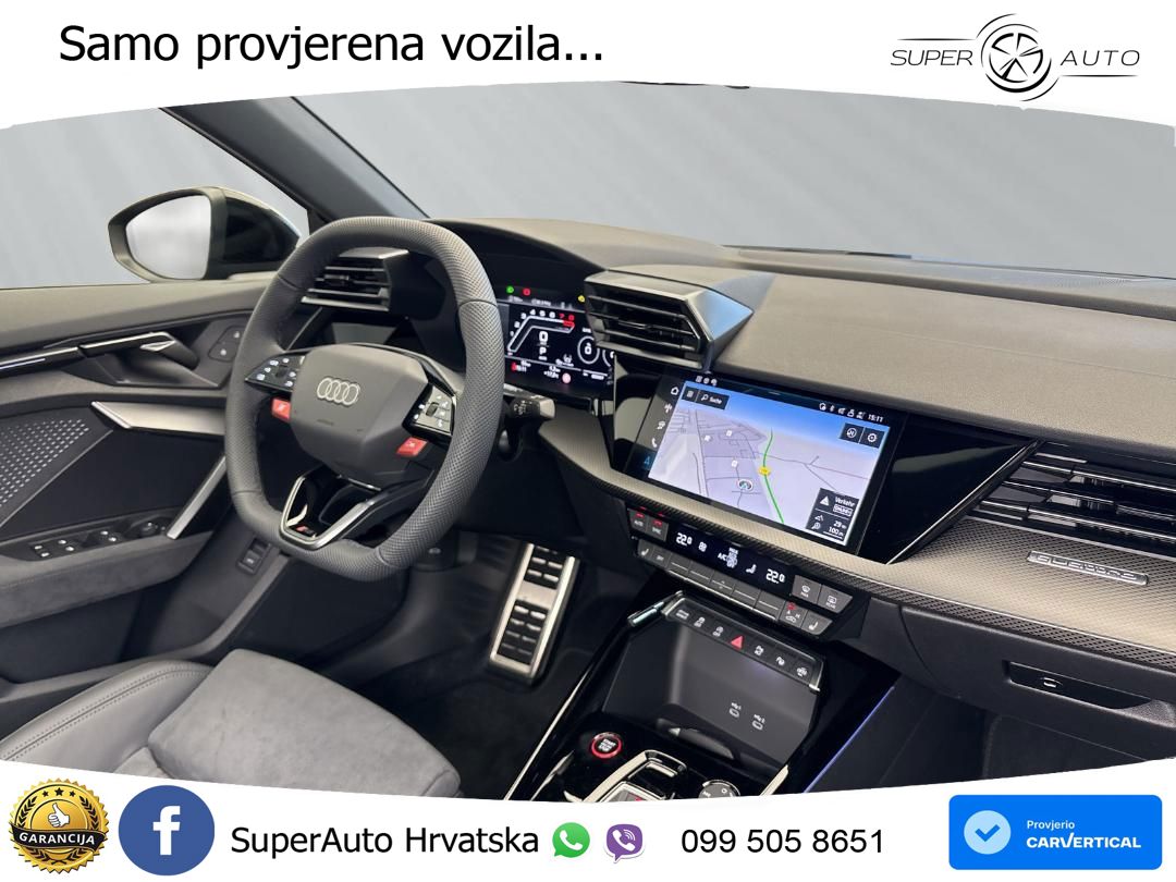 Audi RS3 Sedan 2.5 TFSI (400 KS) quattro S tronic LED+GR SJED+ACC