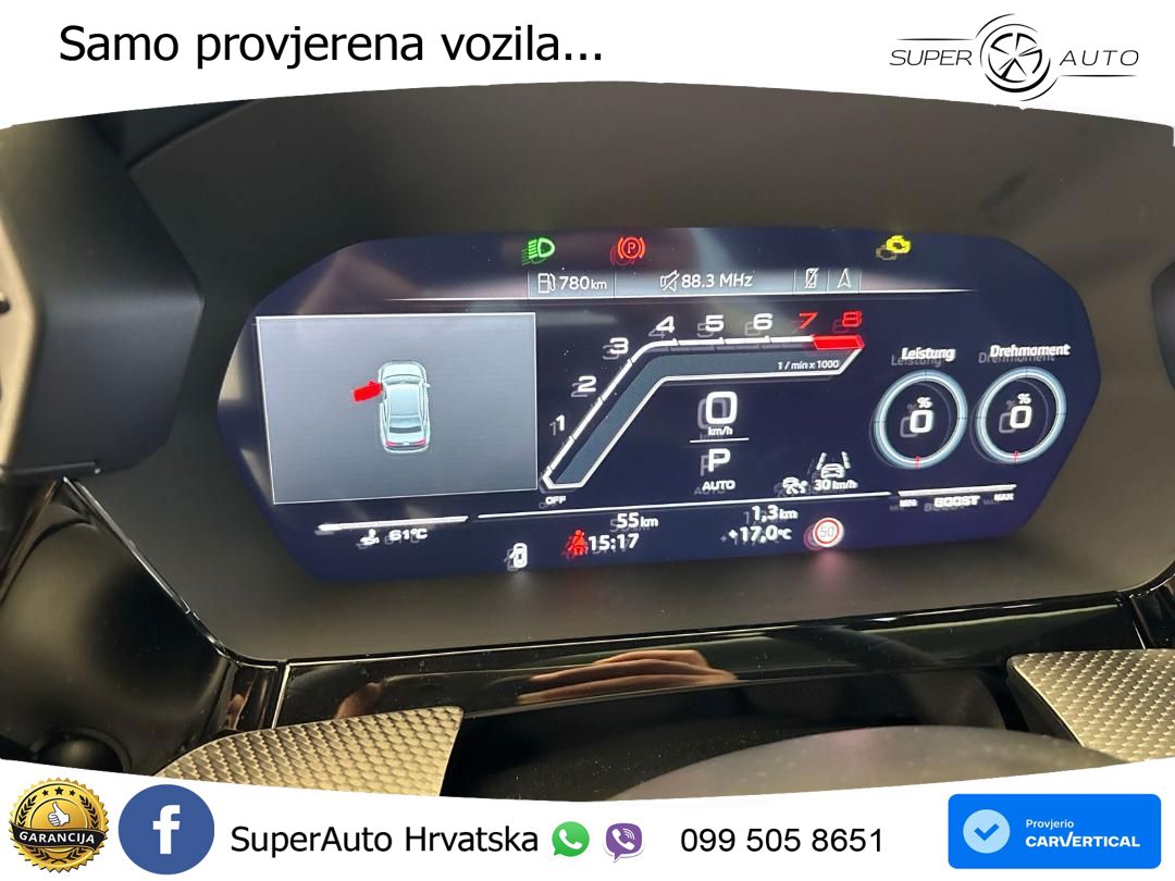 Audi RS3 Sedan 2.5 TFSI (400 KS) quattro S tronic LED+GR SJED+ACC