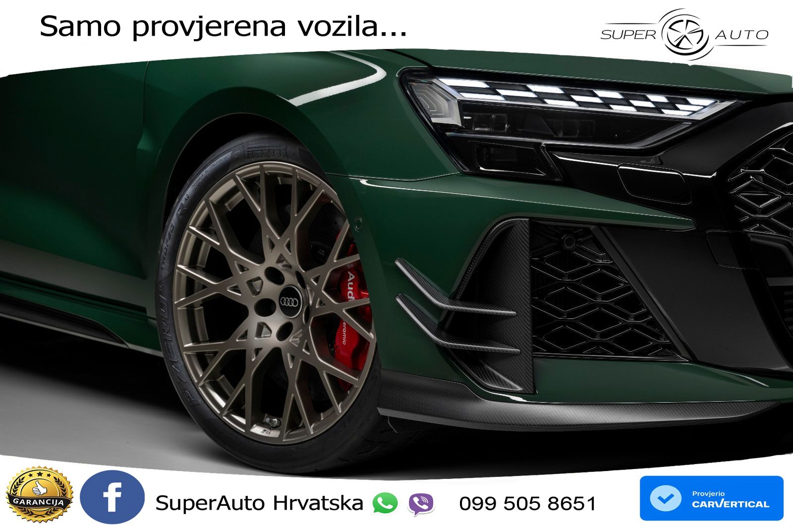 Audi RS3 Sportback 2.5 TFSI (400 KS) quattro S tronic LED+GR SJED+ACC