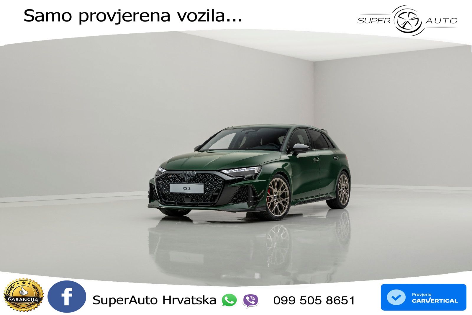 Audi RS3 Sportback 2.5 TFSI (400 KS) quattro S tronic LED+GR SJED+ACC