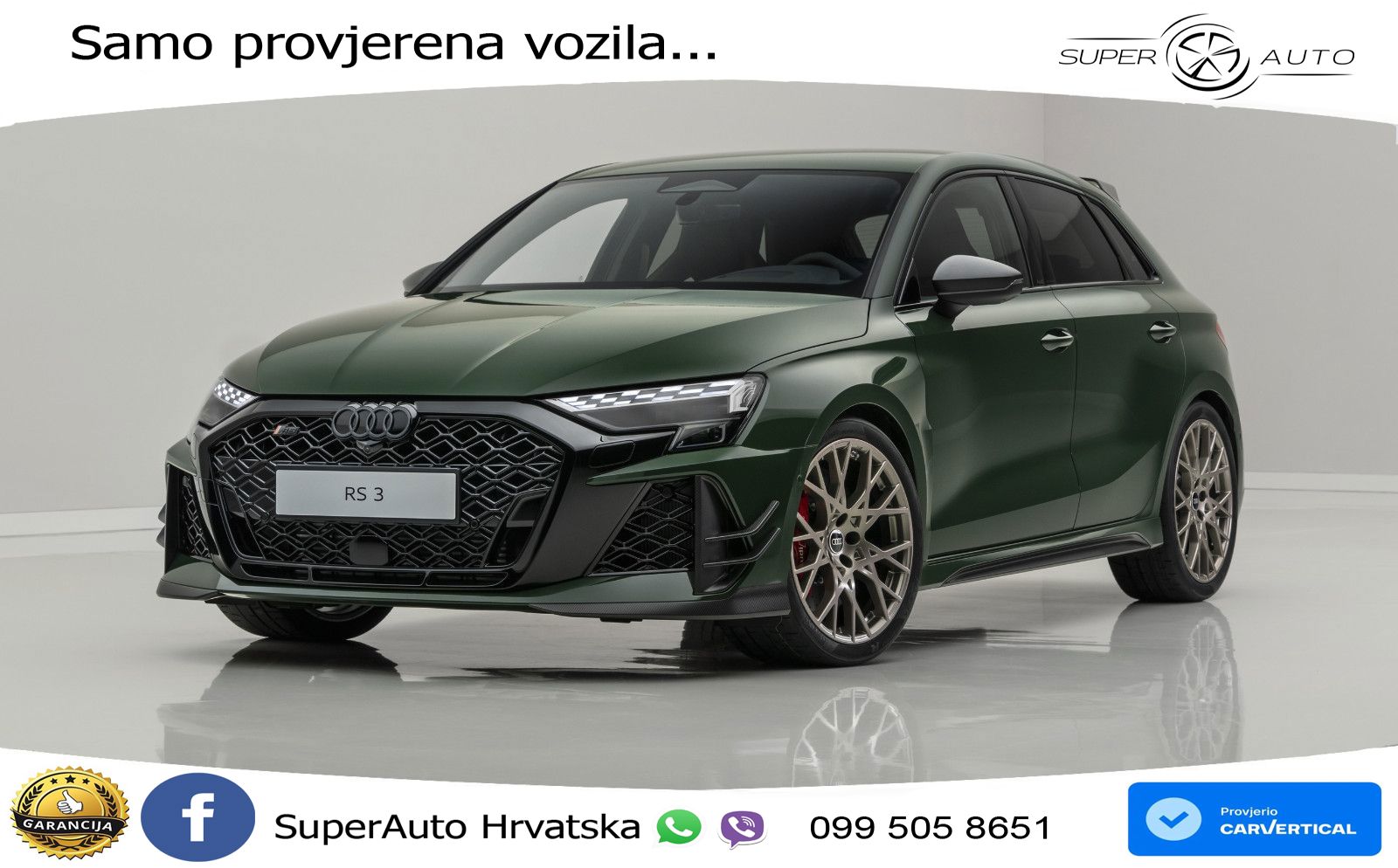 Audi RS3 Sportback 2.5 TFSI (400 KS) quattro S tronic LED+GR SJED+ACC