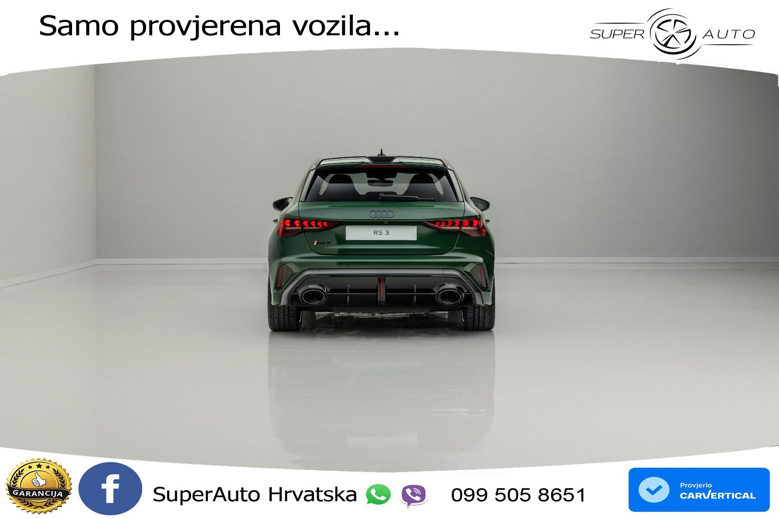 Audi RS3 Sportback 2.5 TFSI (400 KS) quattro S tronic LED+GR SJED+ACC