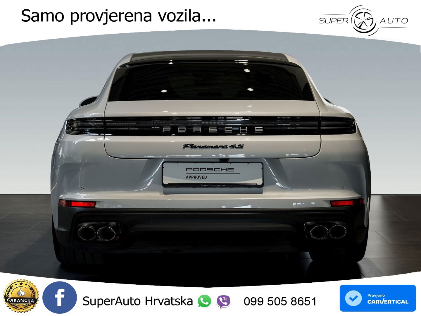 Porsche Panamera 4S 2.9 V6 (544 KS) E-Hybrid PDK LED+GR SJED+ACC
