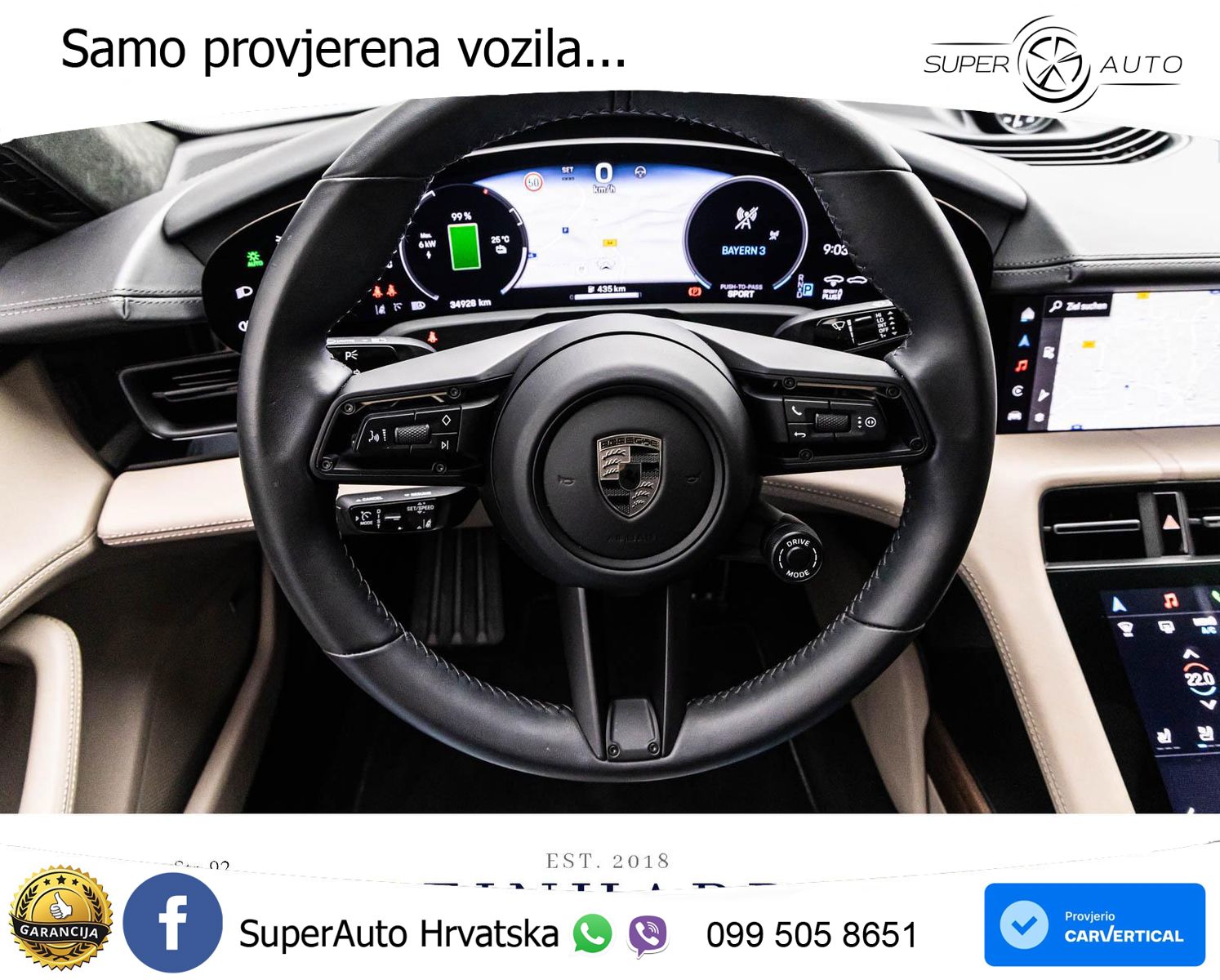 Porsche Taycan Turbo 105 kWh (884 KS)