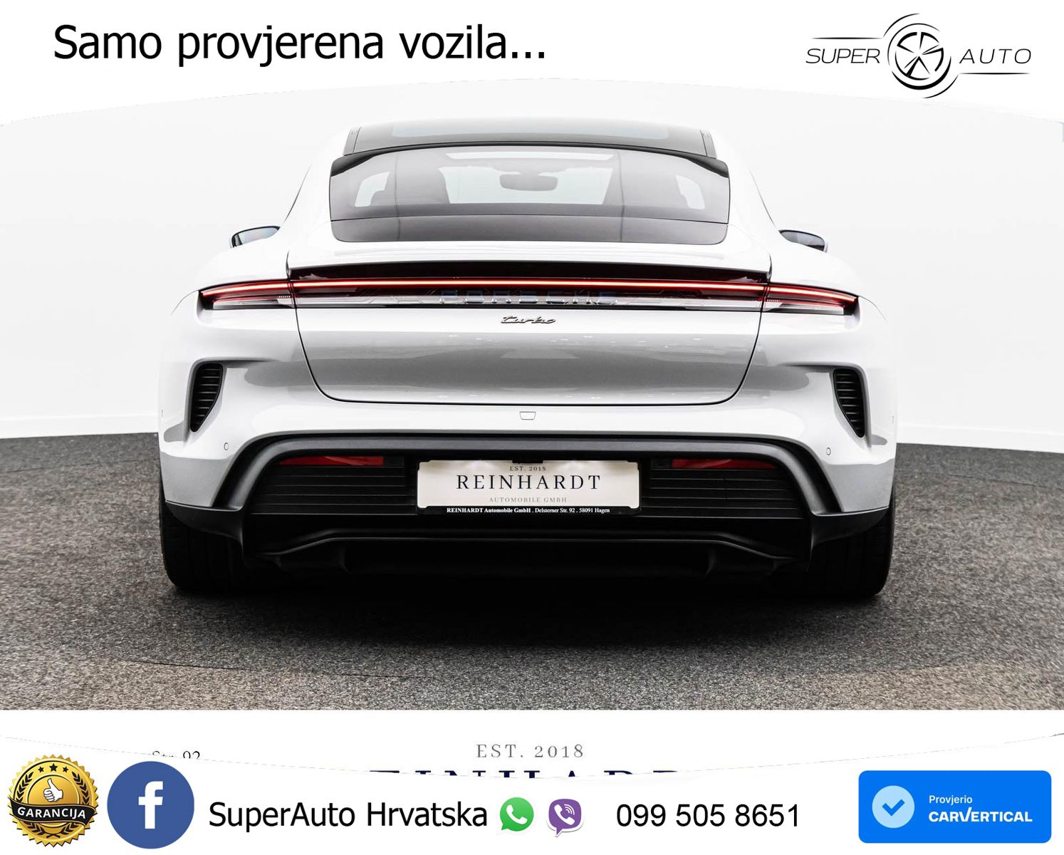 Porsche Taycan Turbo 105 kWh (884 KS)