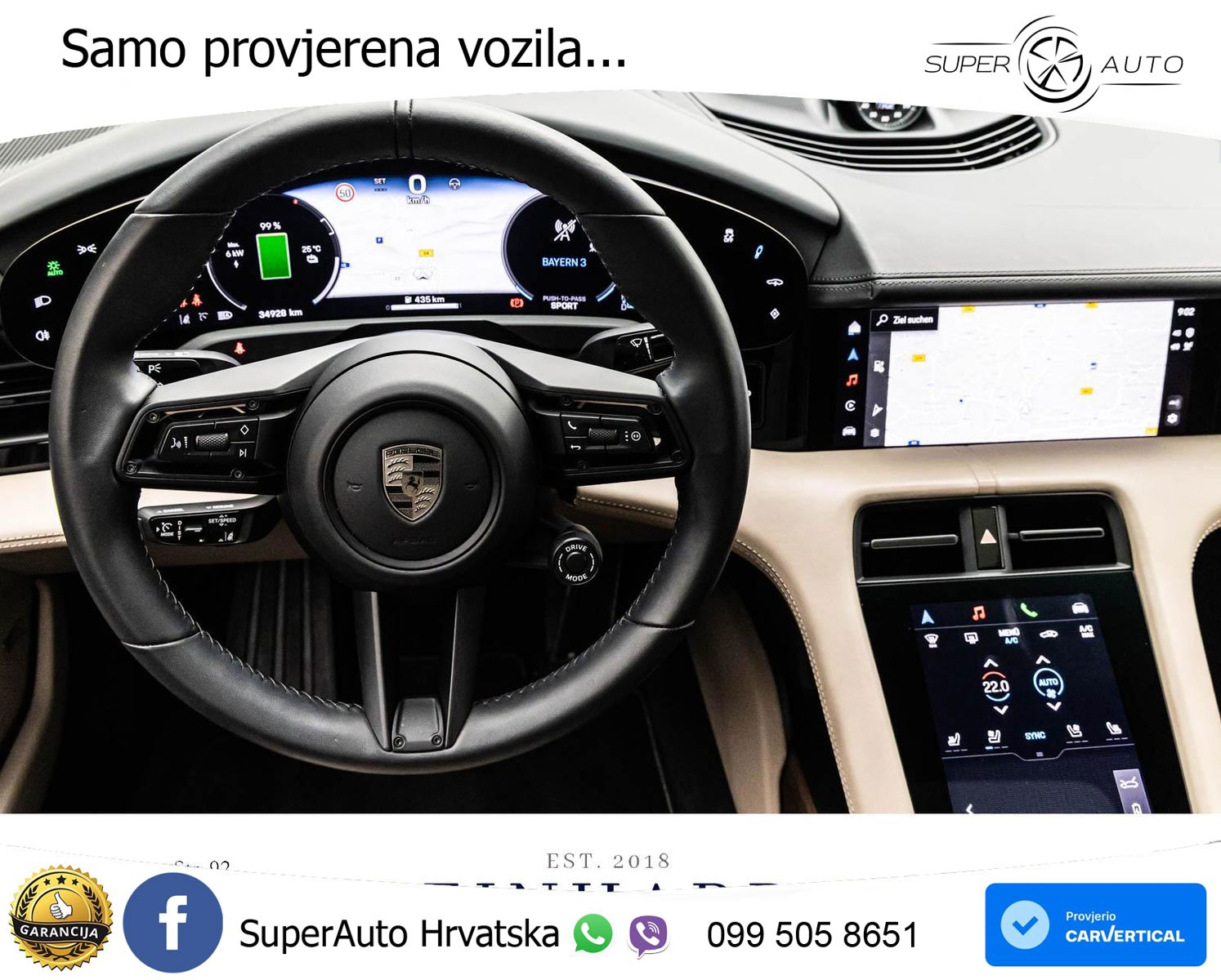 Porsche Taycan Turbo 105 kWh (884 KS)