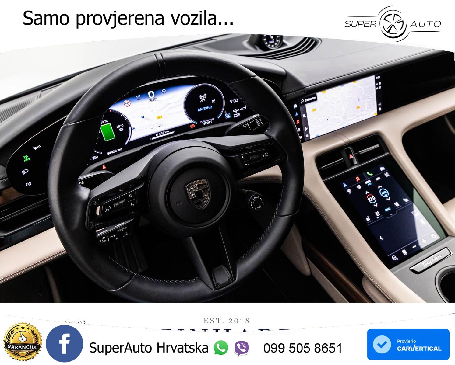 Porsche Taycan Turbo 105 kWh (884 KS)