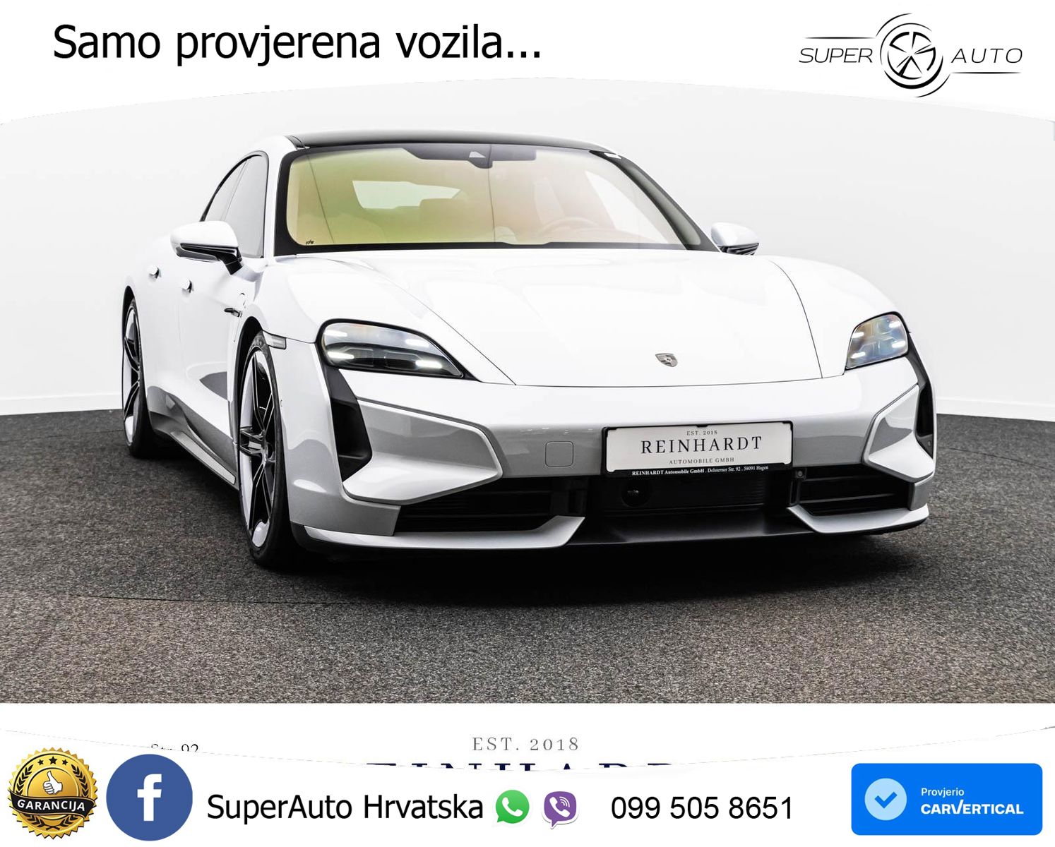 Porsche Taycan Turbo 105 kWh (884 KS)