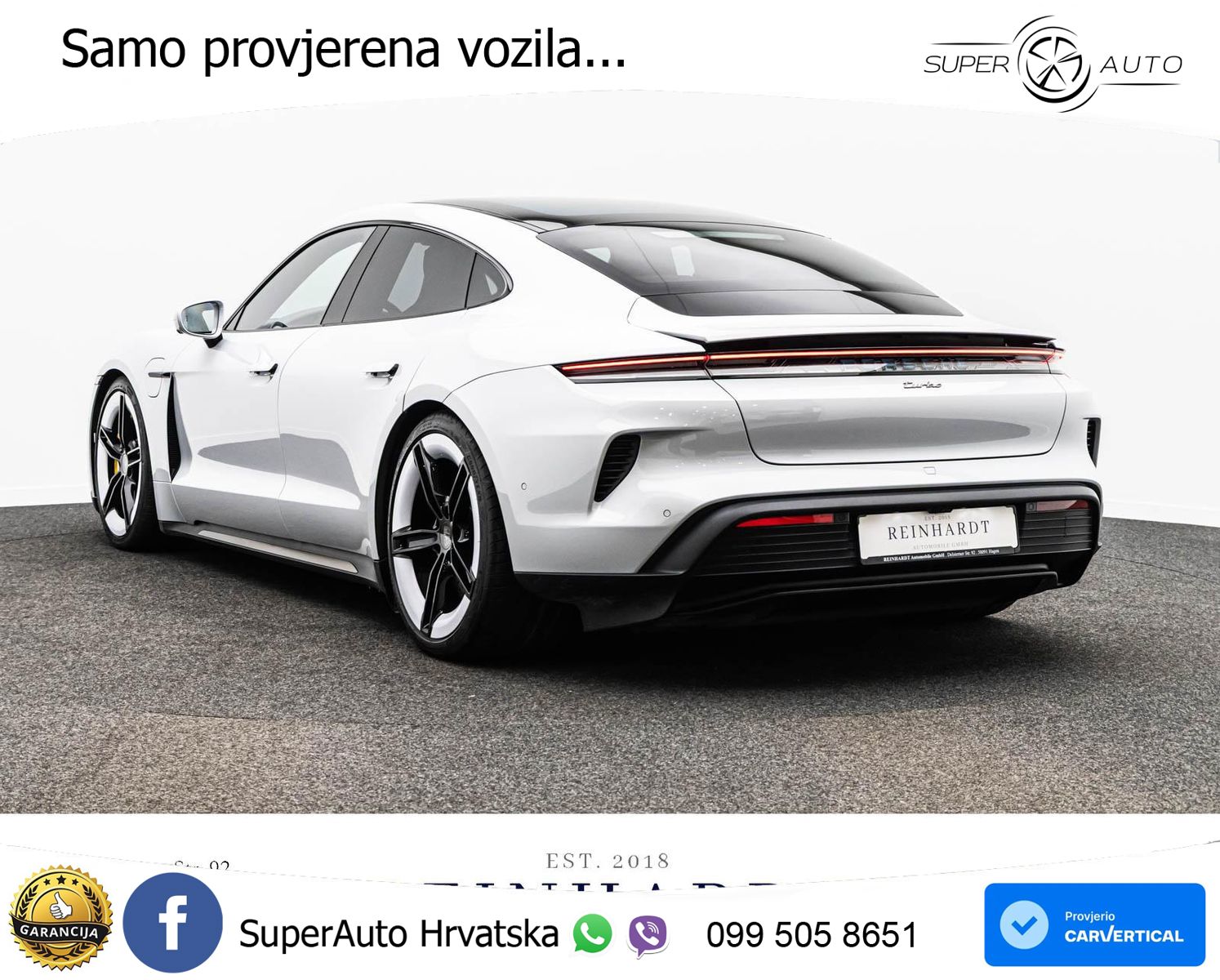 Porsche Taycan Turbo 105 kWh (884 KS)