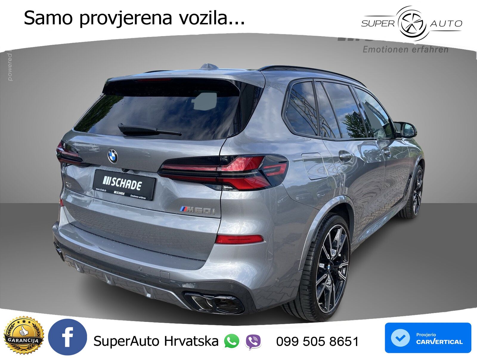 BMW X5 M60i V8 (530 KS) xDrive Steptronic ZRAČNI+ACC+GR SJED+KAM+PANO