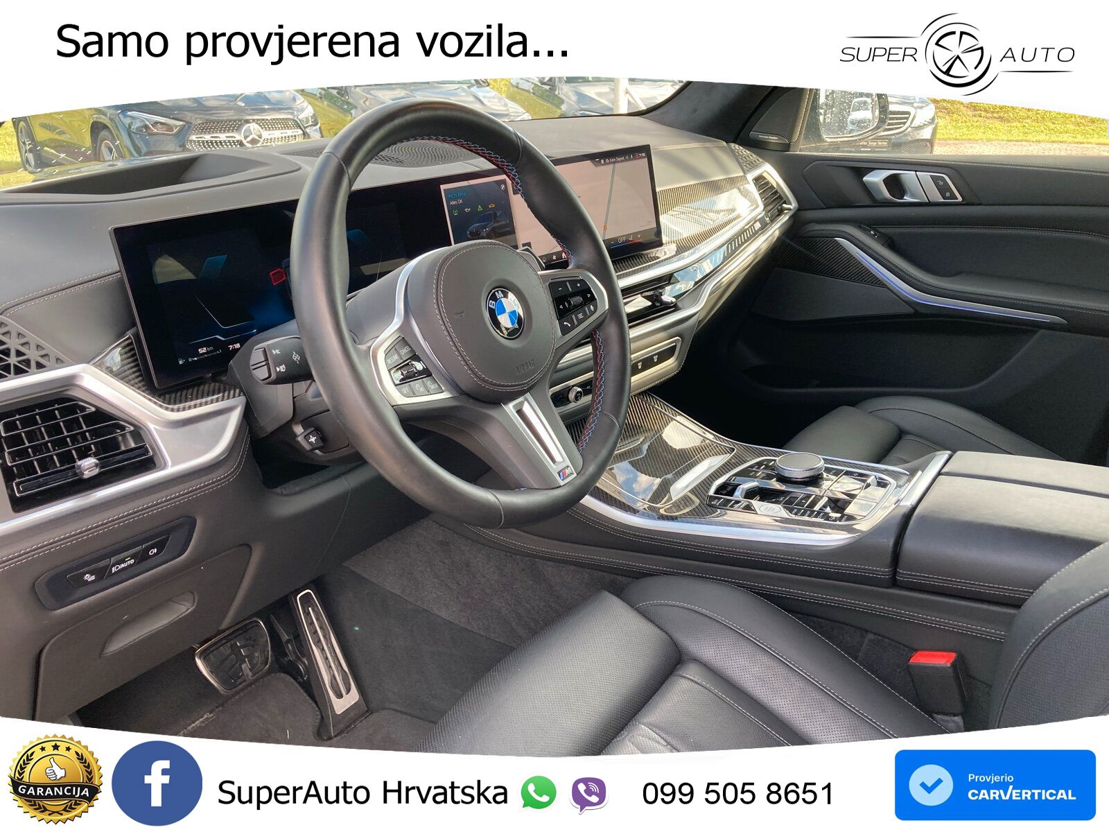 BMW X5 M60i V8 (530 KS) xDrive Steptronic ZRAČNI+ACC+GR SJED+KAM+PANO