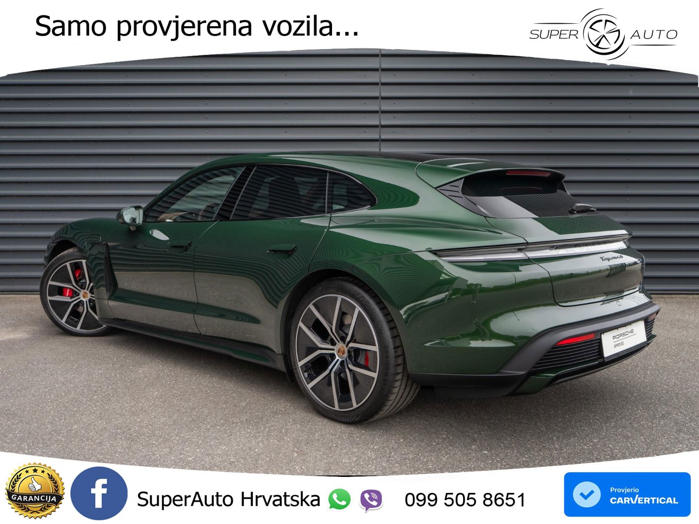 Porsche Taycan Sport Turismo 4S 105 kWh (598 KS)