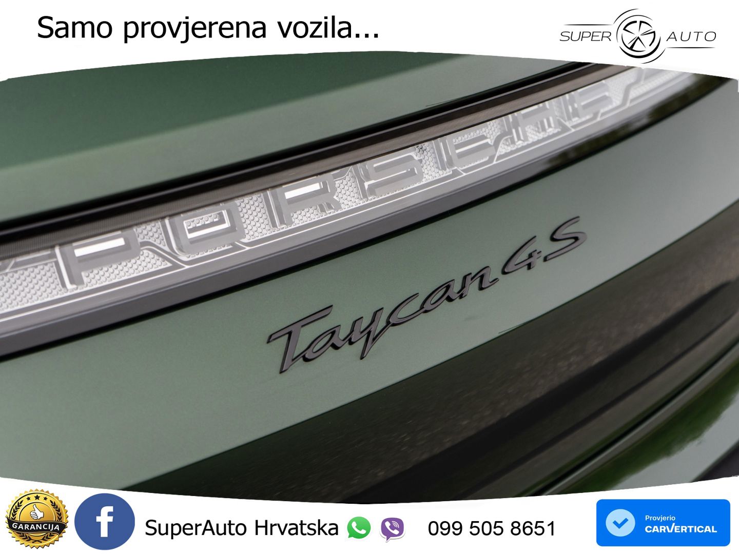 Porsche Taycan Sport Turismo 4S 105 kWh (598 KS)