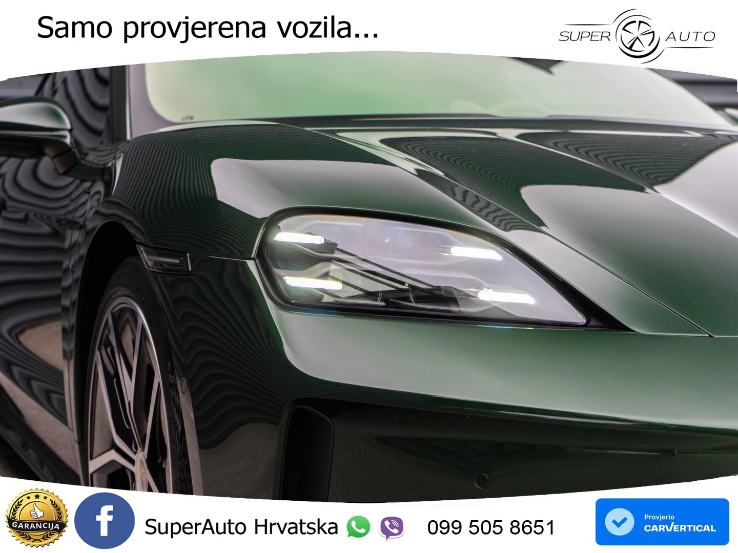 Porsche Taycan Sport Turismo 4S 105 kWh (598 KS)