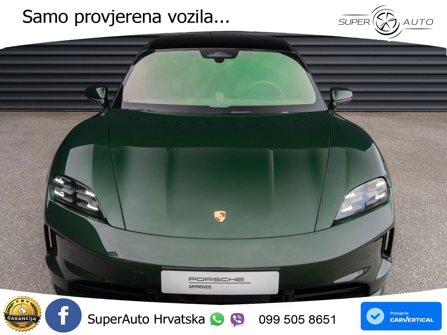 Porsche Taycan Sport Turismo 4S 105 kWh (598 KS)