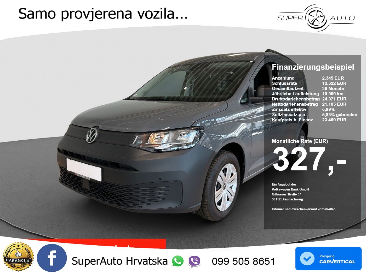 VW Caddy 122 KS