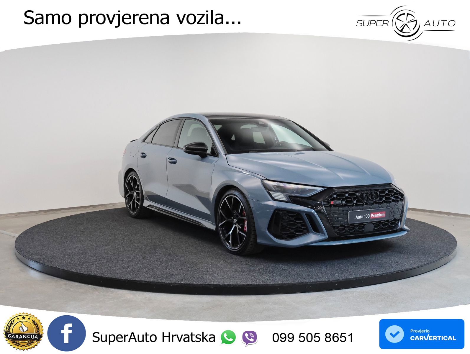 Audi RS3 Sedan 2.5 TFSI (400 KS) quattro S tronic LED+GR SJED+ACC