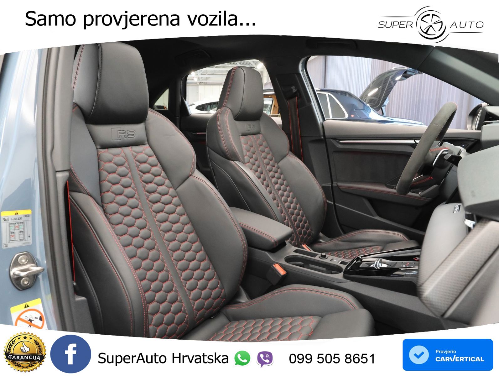 Audi RS3 Sedan 2.5 TFSI (400 KS) quattro S tronic LED+GR SJED+ACC