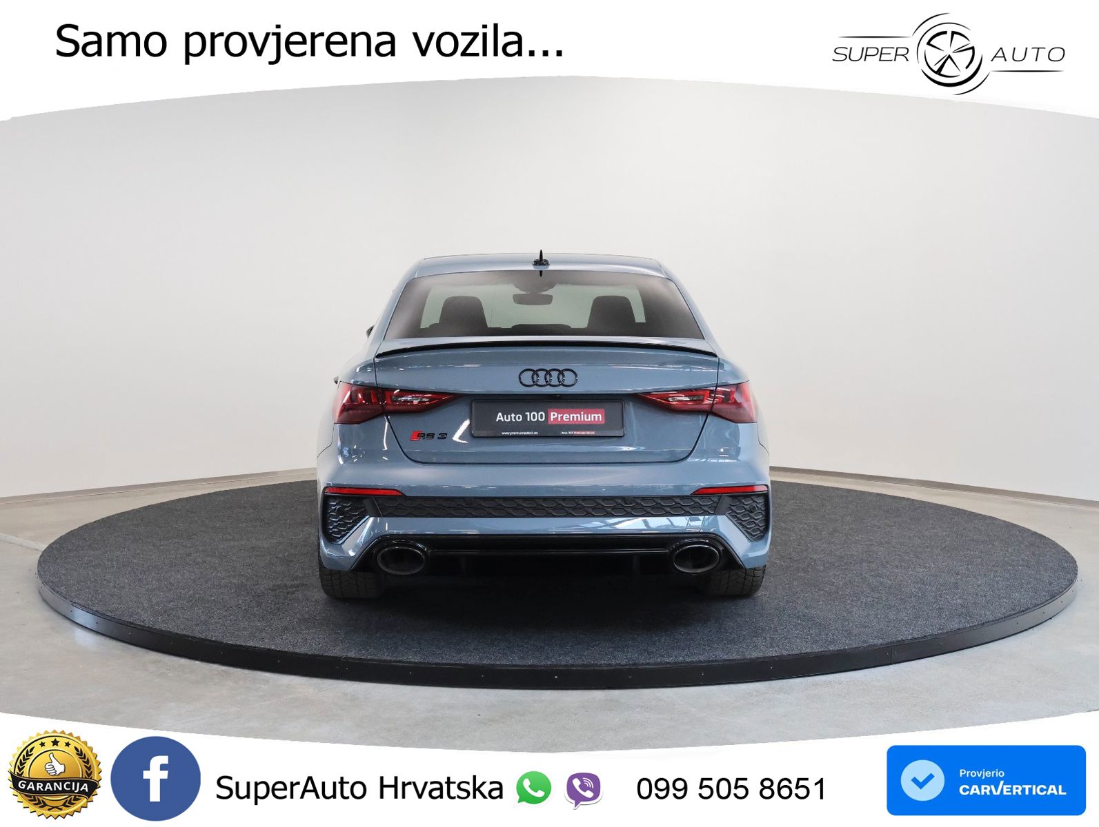 Audi RS3 Sedan 2.5 TFSI (400 KS) quattro S tronic LED+GR SJED+ACC