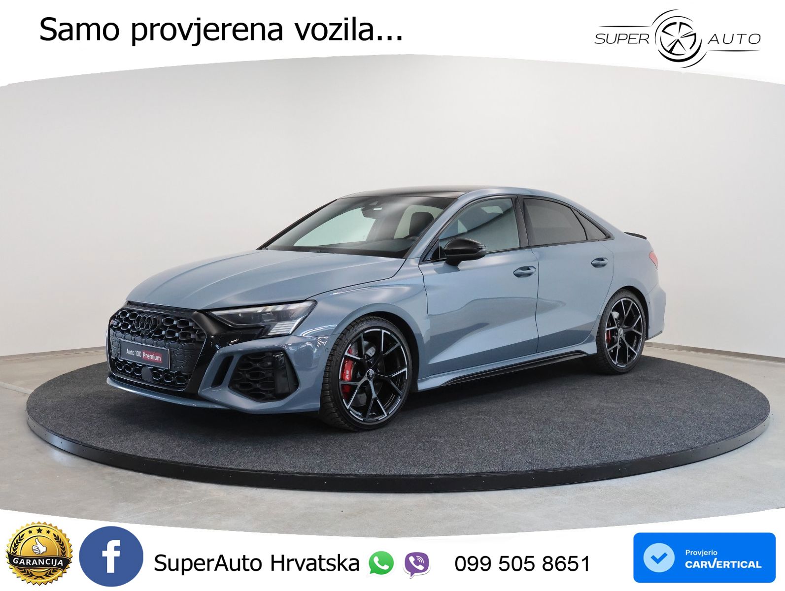 Audi RS3 Sedan 2.5 TFSI (400 KS) quattro S tronic LED+GR SJED+ACC