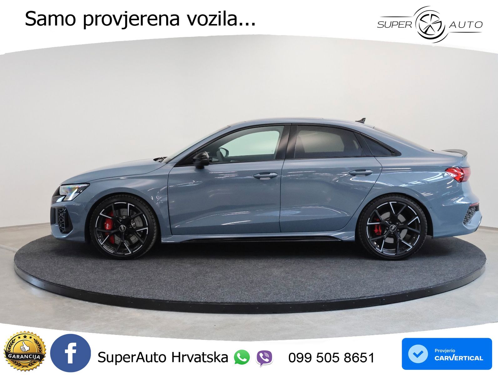 Audi RS3 Sedan 2.5 TFSI (400 KS) quattro S tronic LED+GR SJED+ACC