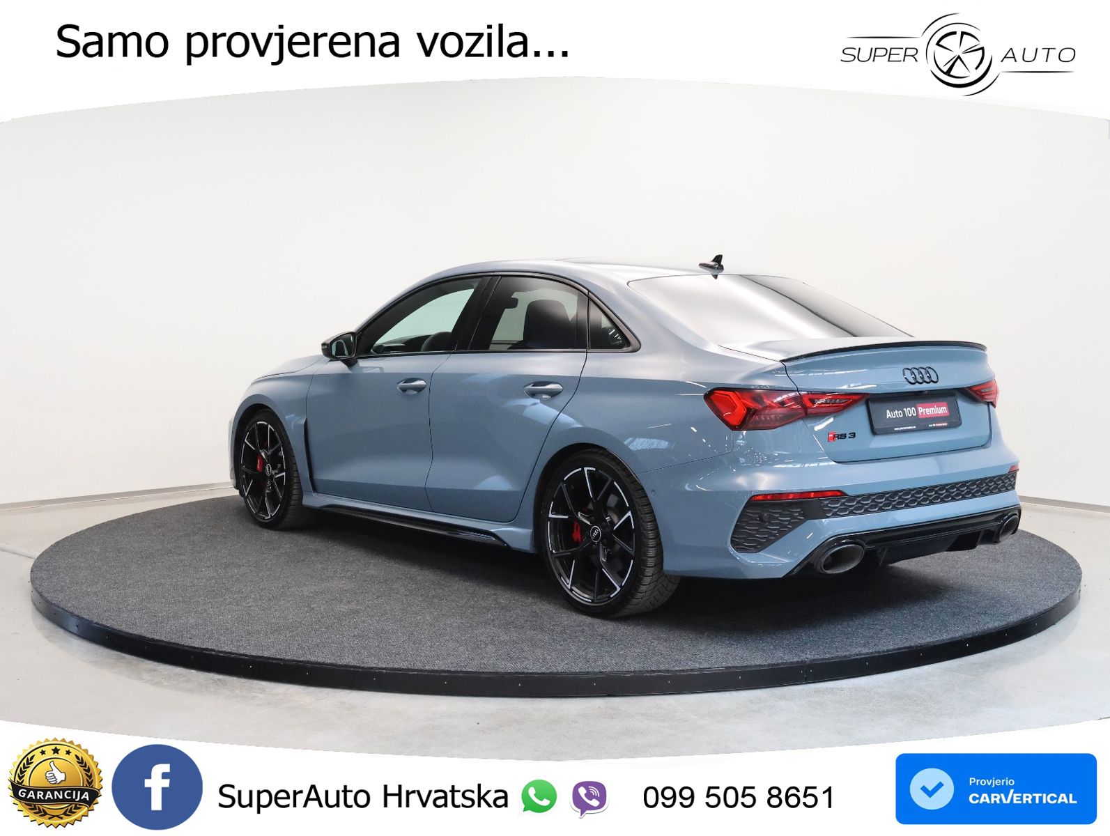 Audi RS3 Sedan 2.5 TFSI (400 KS) quattro S tronic LED+GR SJED+ACC