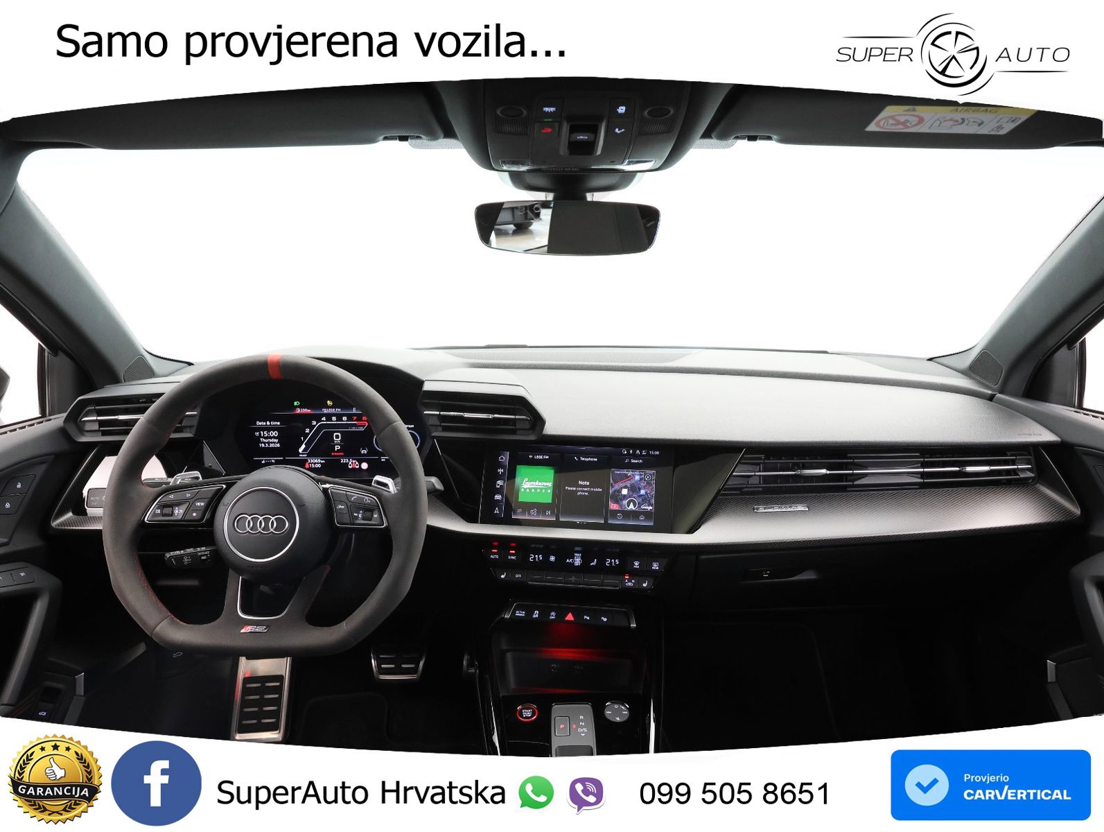 Audi RS3 Sedan 2.5 TFSI (400 KS) quattro S tronic LED+GR SJED+ACC