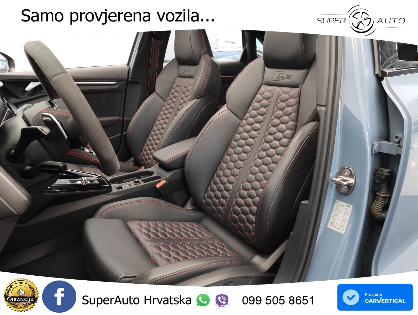 Audi RS3 Sedan 2.5 TFSI (400 KS) quattro S tronic LED+GR SJED+ACC