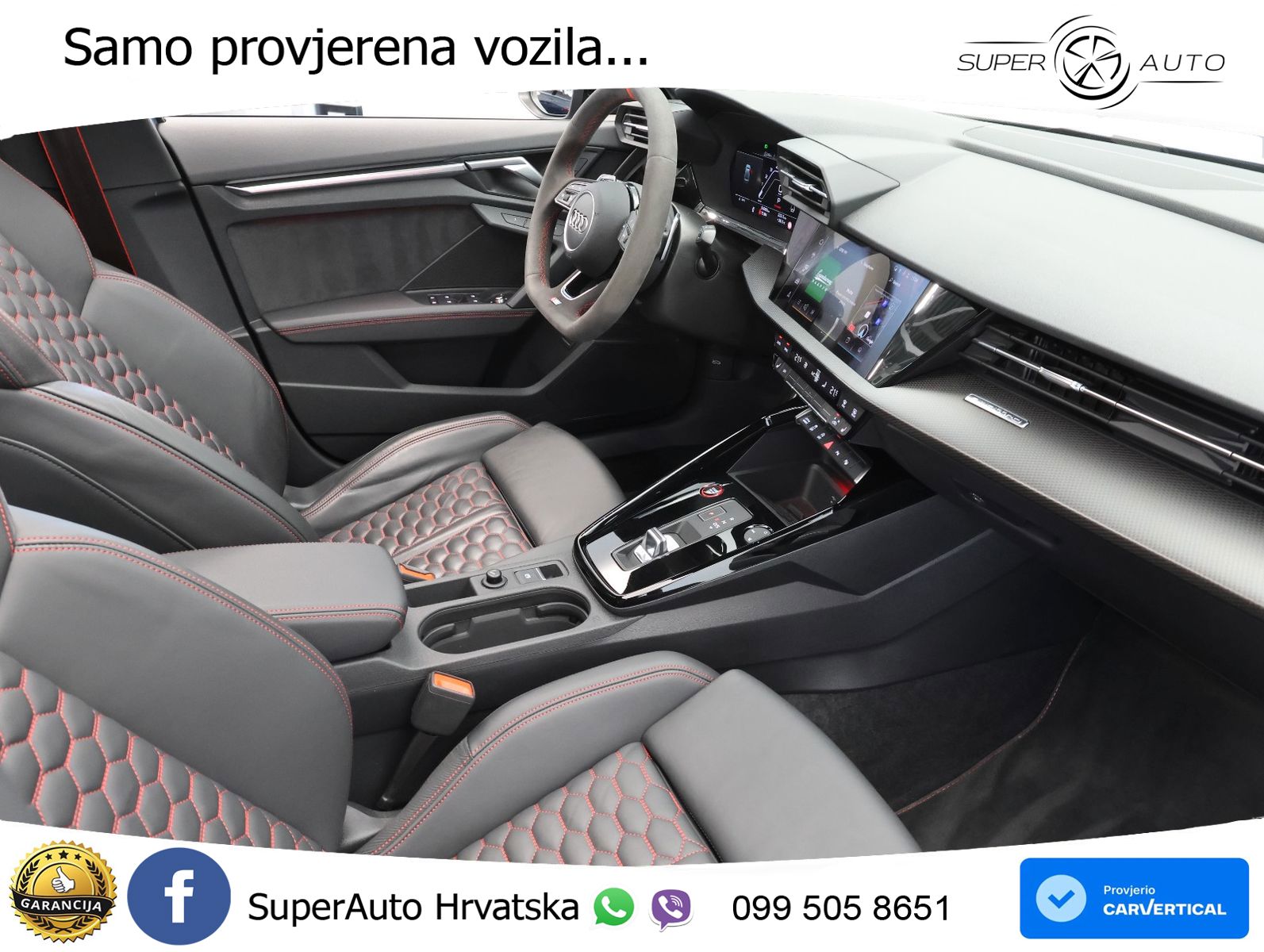 Audi RS3 Sedan 2.5 TFSI (400 KS) quattro S tronic LED+GR SJED+ACC
