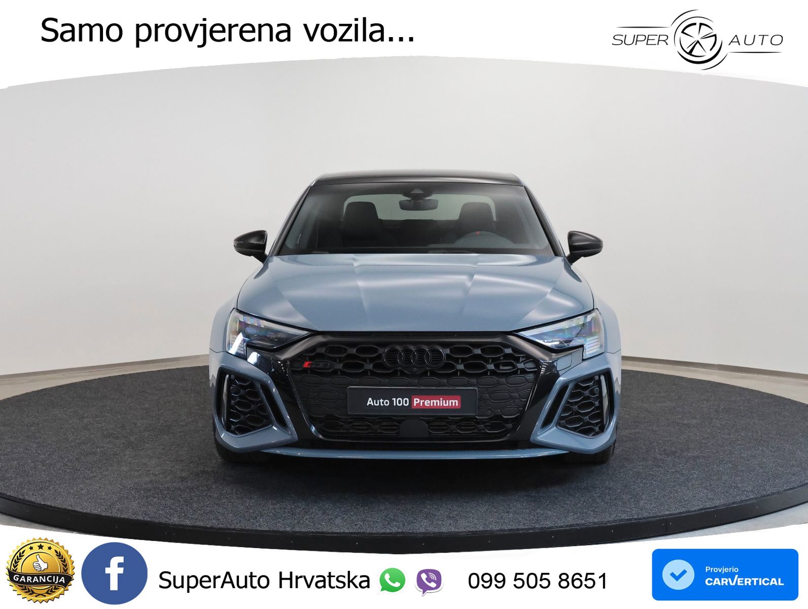Audi RS3 Sedan 2.5 TFSI (400 KS) quattro S tronic LED+GR SJED+ACC