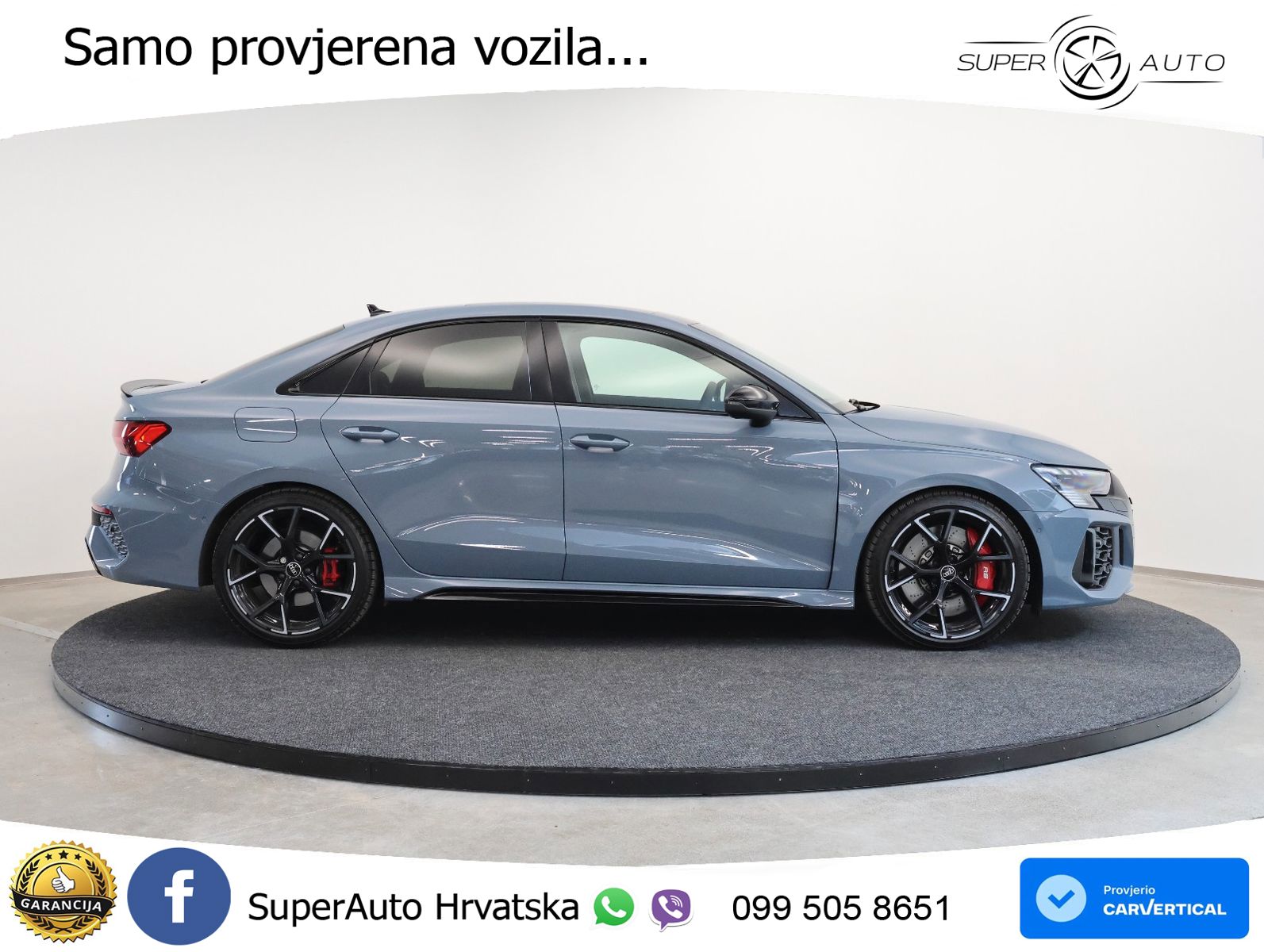Audi RS3 Sedan 2.5 TFSI (400 KS) quattro S tronic LED+GR SJED+ACC