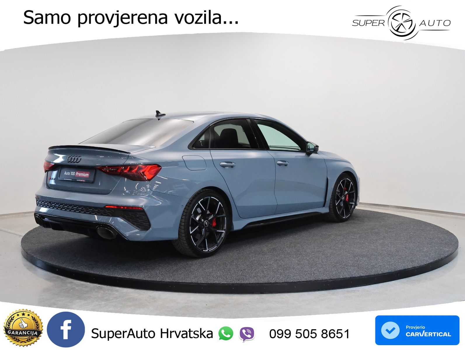Audi RS3 Sedan 2.5 TFSI (400 KS) quattro S tronic LED+GR SJED+ACC