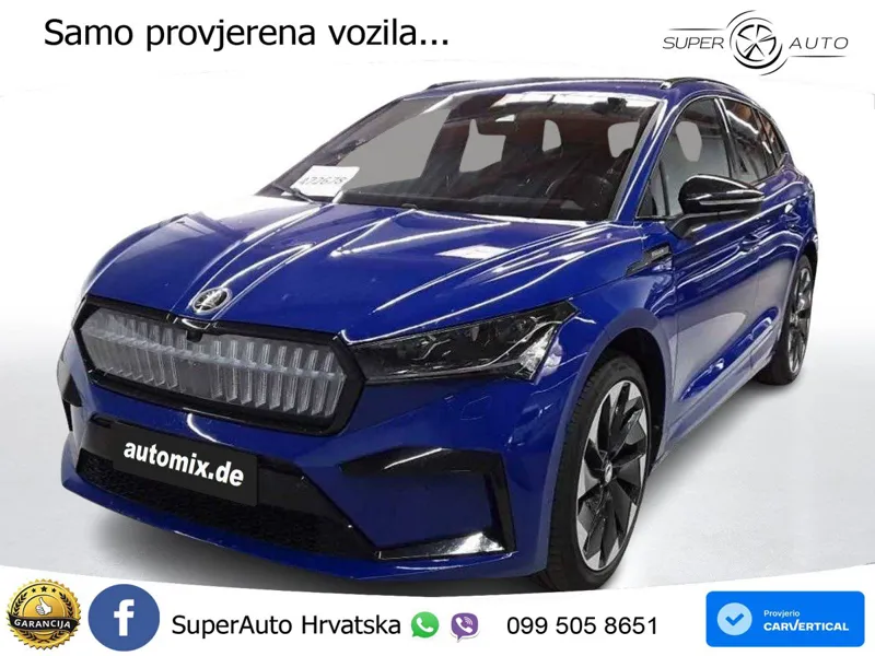 Škoda Enyaq iV 80x 82 kWh (265 KS) AWD SportLine LED+GR SJED+ACC