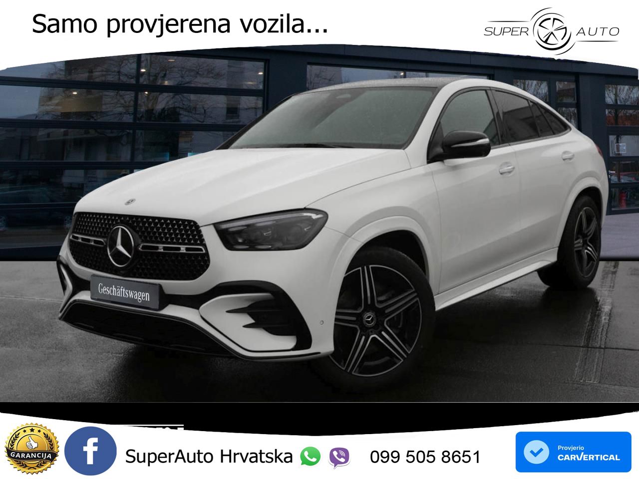Mercedes GLE Coupe 450d (367 KS) EQ Boost 4MATIC 9G-TRONIC AMG LED+GR SJED+ACC