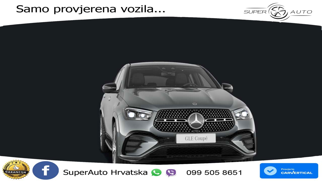 Mercedes GLE Coupe 450d (367 KS) EQ Boost 4MATIC 9G-TRONIC AMG LED+GR SJED+ACC