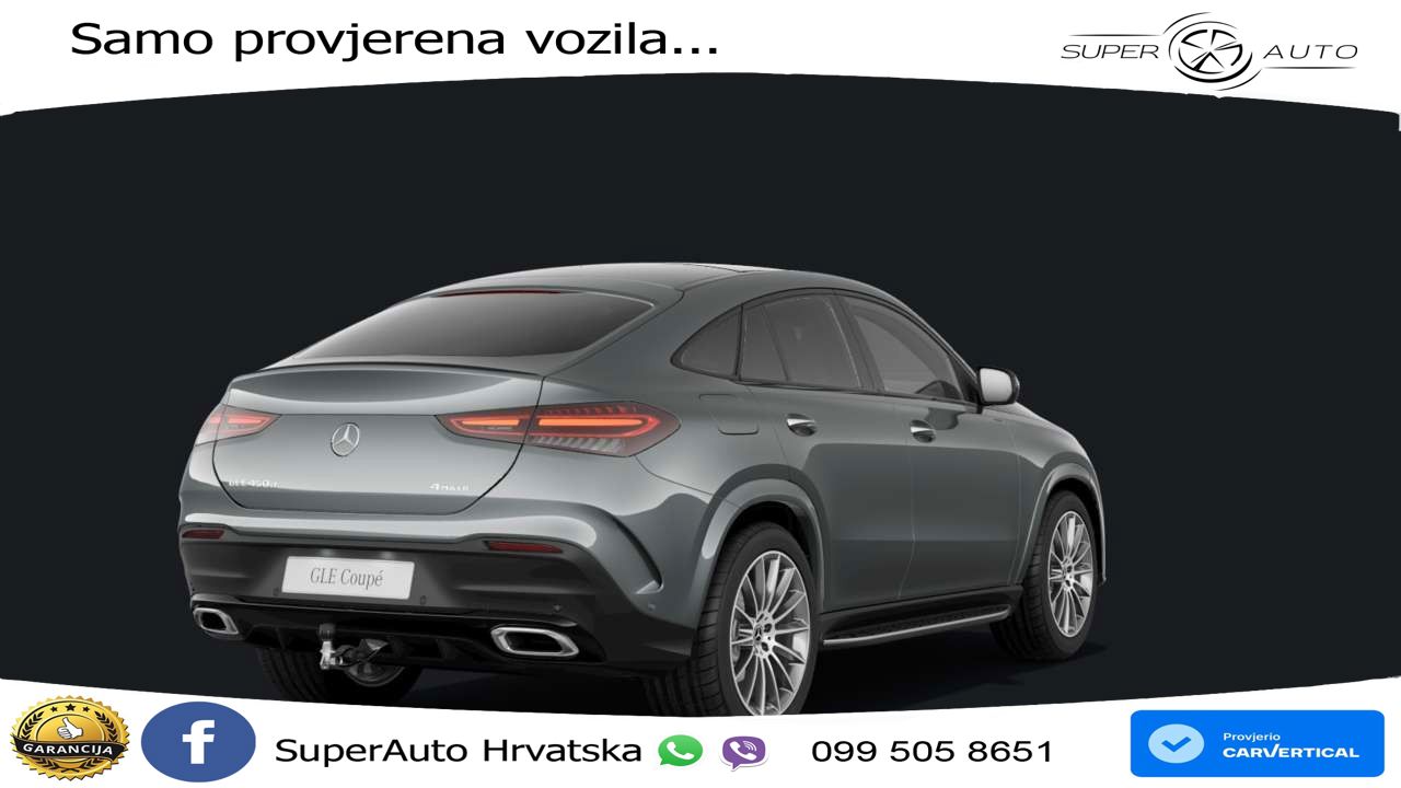 Mercedes GLE Coupe 450d (367 KS) EQ Boost 4MATIC 9G-TRONIC AMG LED+GR SJED+ACC