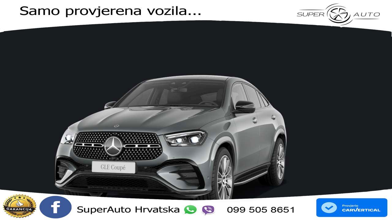 Mercedes GLE Coupe 450d (367 KS) EQ Boost 4MATIC 9G-TRONIC AMG LED+GR SJED+ACC