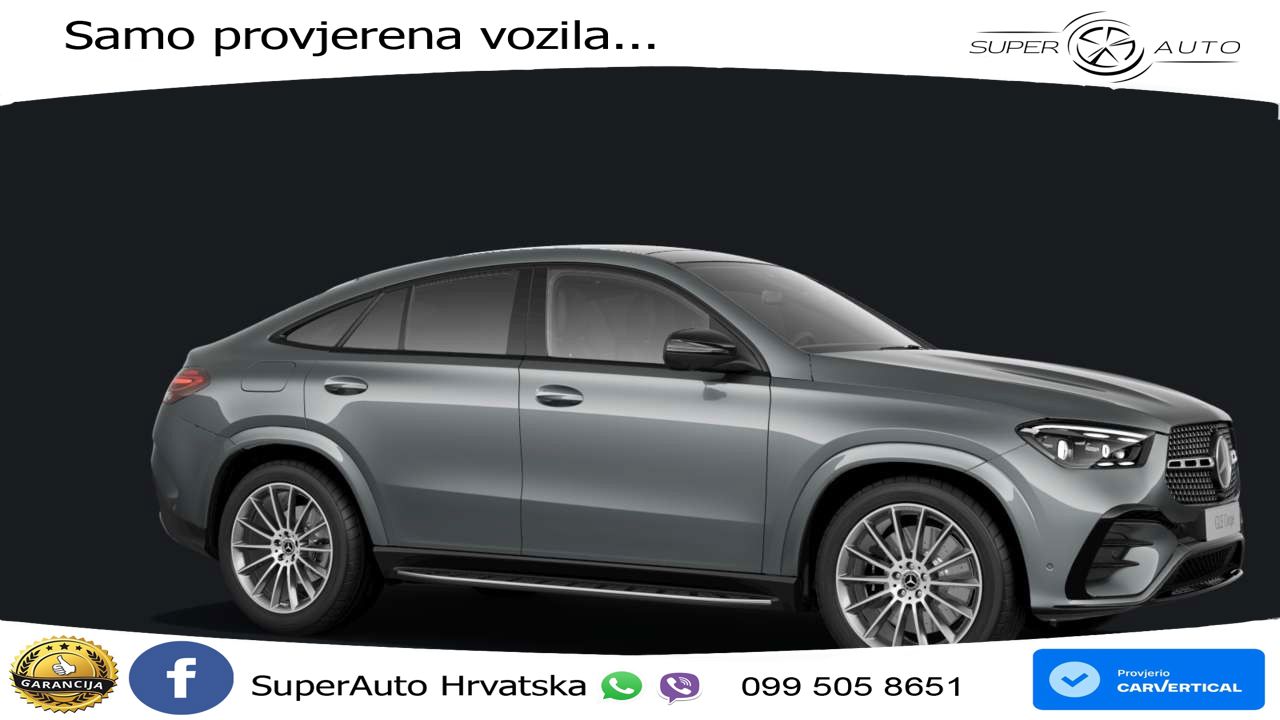 Mercedes GLE Coupe 450d (367 KS) EQ Boost 4MATIC 9G-TRONIC AMG LED+GR SJED+ACC
