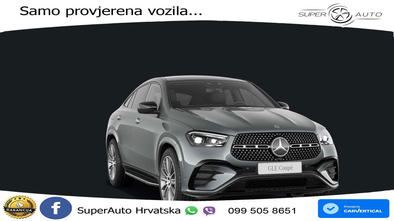 Mercedes GLE Coupe 450d (367 KS) EQ Boost 4MATIC 9G-TRONIC AMG LED+GR SJED+ACC