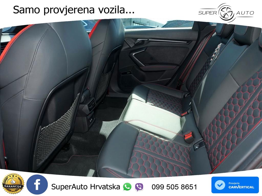 Audi RS3 Sedan 2.5 TFSI (400 KS) quattro S tronic LED+GR SJED+ACC