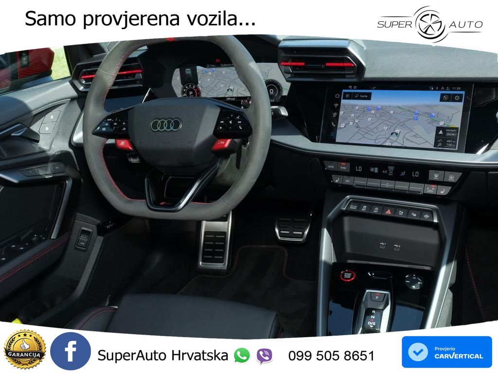 Audi RS3 Sedan 2.5 TFSI (400 KS) quattro S tronic LED+GR SJED+ACC